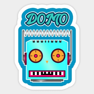 Domo (Green) Sticker